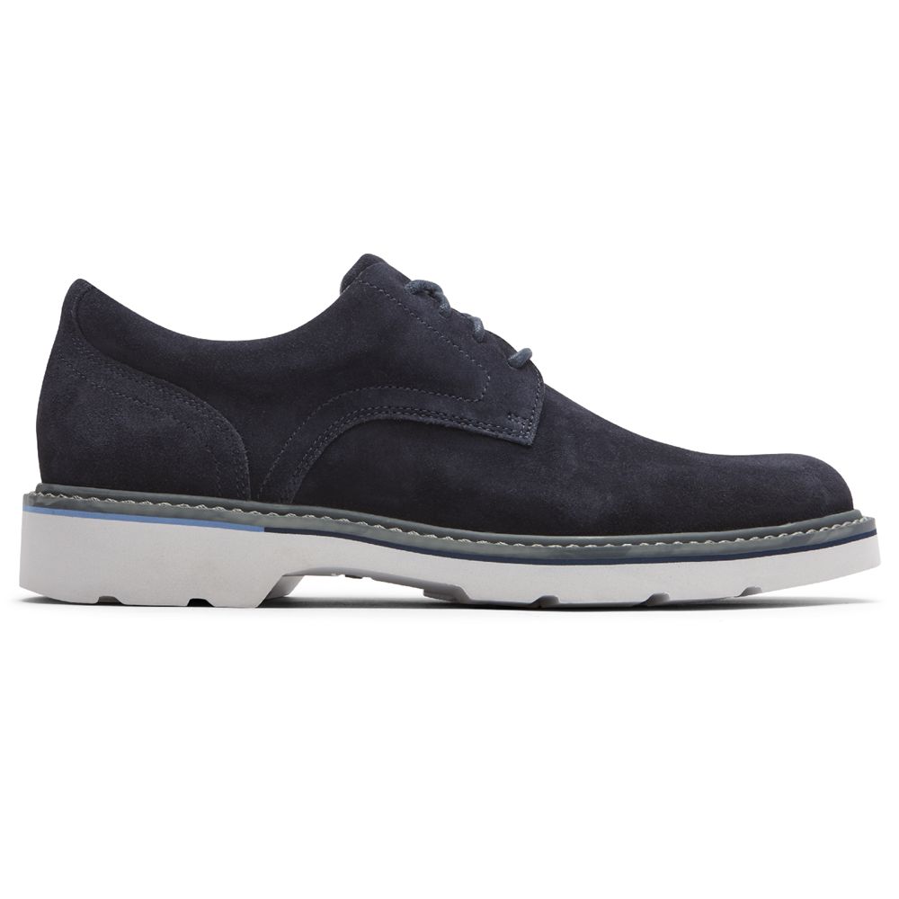 Pantofi Oxford Barbati Rockport Charlee Waterproof Plain Toe Bleumarin - Romania 4127-BXWHR